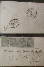 LETTERA ANTICA VIAGGIATA 1877