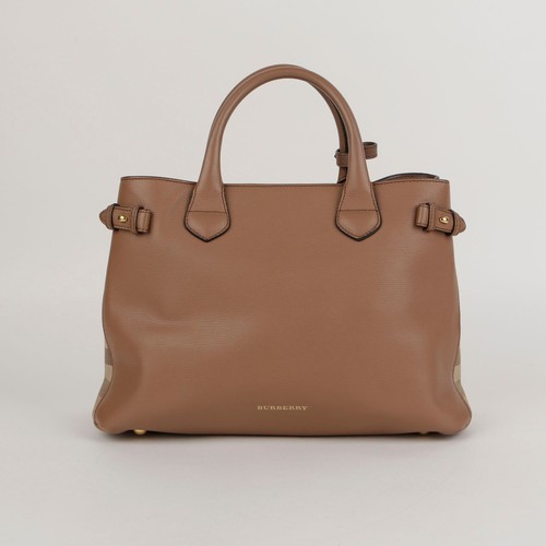 Burberry sac main cuir - main,