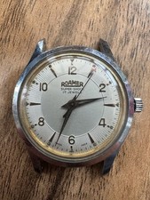 Orologio vintage anni 50 Roamer carica manuale, MST 372, cassa Brevete, ottime condizioni