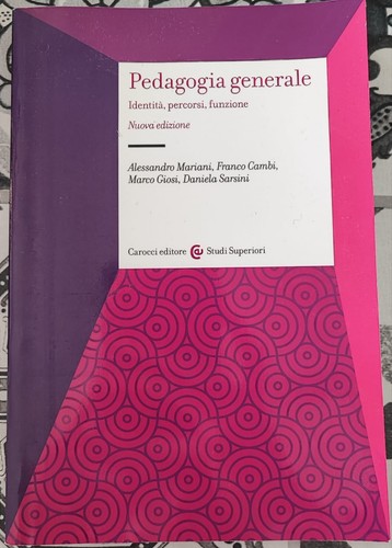Pedagogia generale - pedagogia,
