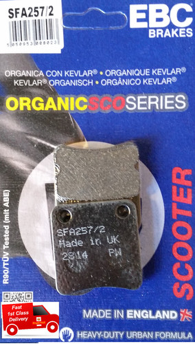 Pastiglie freno sfa257 ebc - sfa257/2,