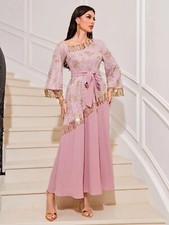 Abito da sera o da cerimonia lungo vestito da cocktail festa matrimonio