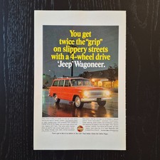 1966 Jeep Wagoneer - Original AD Advertising Pubblicità Vintage