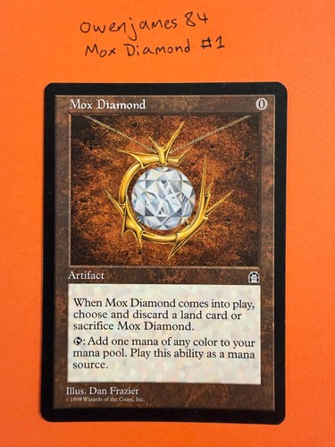 Mox diamond mtg magic - **mox,