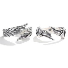 Anelli di coppia con ali di