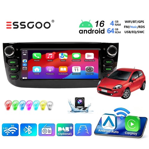 Autoradio 64gb android 16 - 4+64gb,