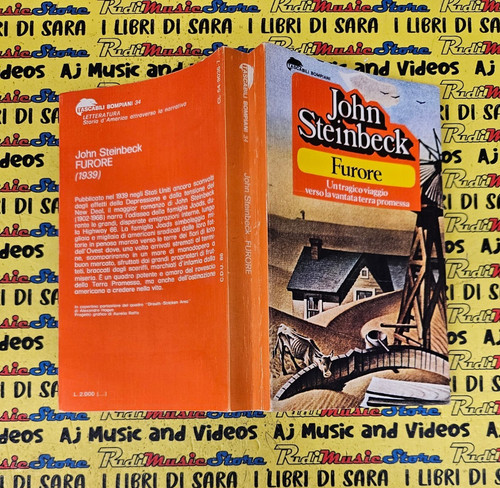 Book libro john steinbeck - libro,