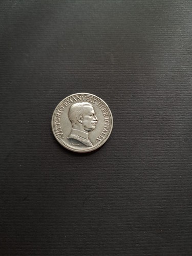 Moneta lire 1916 argento - moneta, 2
