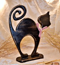 Gatto nero porta collane