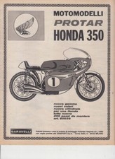 advertising Pubblicità-MODELLINI MOTO PROTAR BARAVELLI HONDA 350'70-VINTAGE TOYS