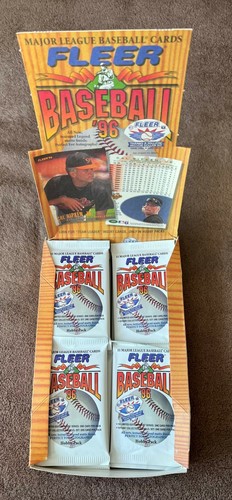 Fleer open hobby box 1996 - open,