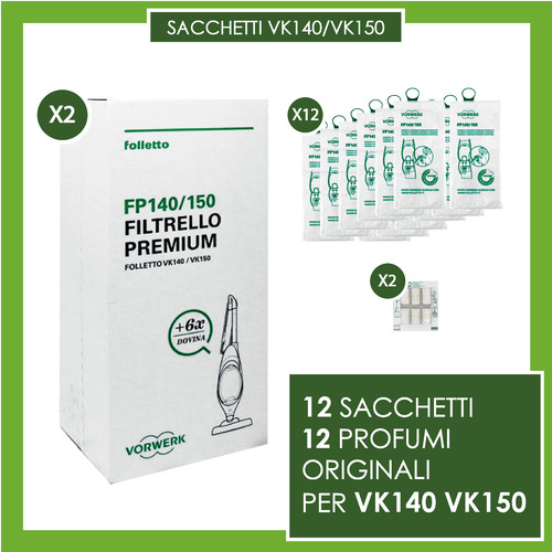 Kit vorwerk folletto - vorwerk, 12