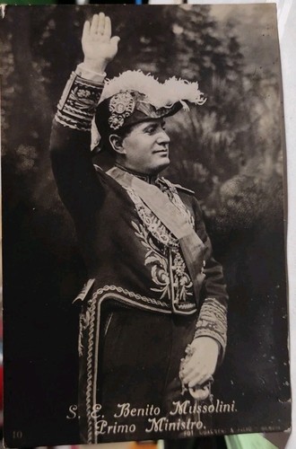 Ww1 fascismo cartolina - fascismo,