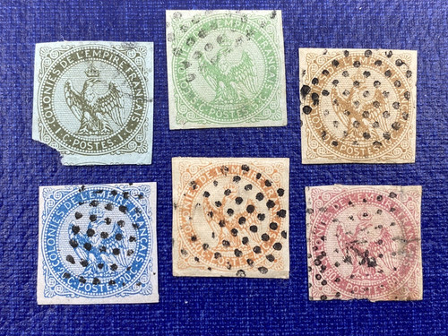 Colonie francesi 1859 set - francesi,