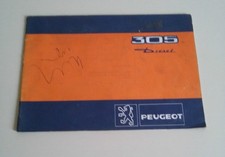 PEUGEOT 305 DIESEL Manuale USO