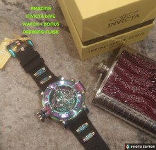 Nuovo 21 Jewels 38578 Invicta Pro Diver 54mm DIVE Orologio Automatico +Bonus Fiaschetta