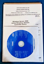Microsoft Windows 2008 Enterprise SP2 Server Client Access 10 CALS per PC DELL