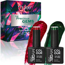 Set Smalto Gel Semipermanente 2X10Ml [Precious Gems] - UV/LED Nail Art Manicure 