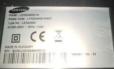 TV Samsung LE32D400E1W 32" da riparare