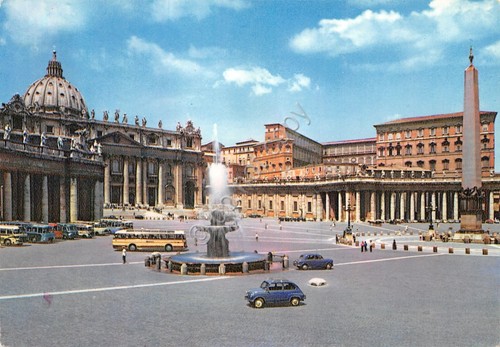 Cartolina roma piazza san - piazza,