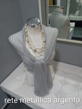 Stola Coprispalle Argento Rete