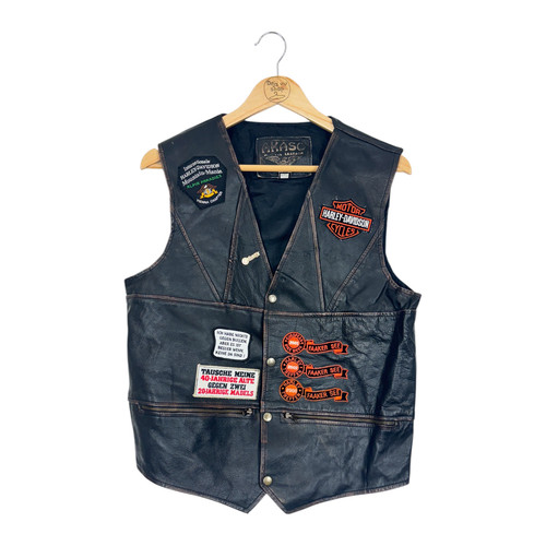 Gilet motociclista pelle - motociclista, in