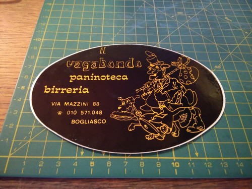 Adesivo vintage sticker kleber - adesivo,