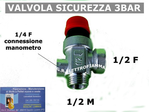 Valvola sicurezza bar - valvola,