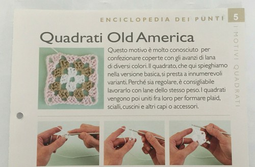 Scheda tecnica punti uncinetto - tecnica,