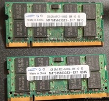 2 Banchi Di RAM DDR 2 per PC