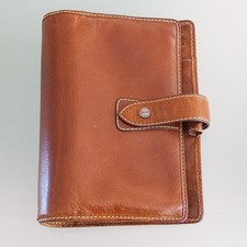 Filofax Malden A5 Organizer Personale in Pelle Anticata Marrone Tan.19 x 14 cm.