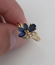 Anello donna promessa zaffiro