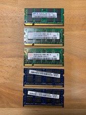 5 banchi RAM SODIMM DDR2 da 1GB per portatili e mini PC