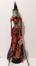 VINTAGE Burattino marionetta in legno Cupumanik Wayang Golek Indonesia CM 65(H)