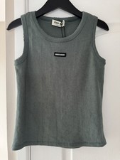 Canotta canotta Miu Miu verde