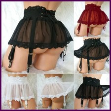Falda sexy trasparente