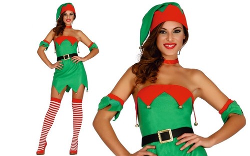 Costume elfo donna elfa - donna,