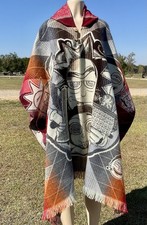 PONCHO IN LANA DI ALPACA FATTO