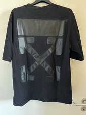 T-shirt Off-White nera taglia