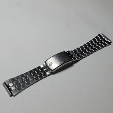 Citizen Quartz CQ Bracciale 18mm Braclet ORIGINAL strap (LCD, cronograph...) 