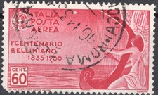 Italia - 1935 - 100. Anniversario della morte di Bellini - Posta Aerea - Timbrato - A92