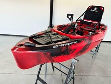 Kayak fishing a Pedali divisibile Big Mama Triken 330 S live, con ruote e vasca