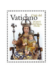 VATICANO 2009 EMISSIONE CONGIUNTA GIBILTERRA NOSTRA SIGNORA D'EUROPA FRANCOBOLLO