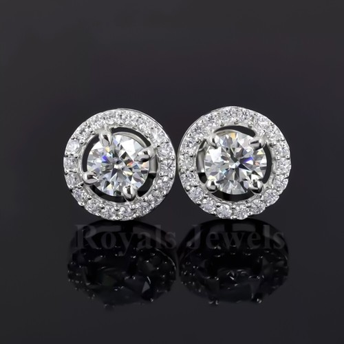Orecchini perno diamanti - a,