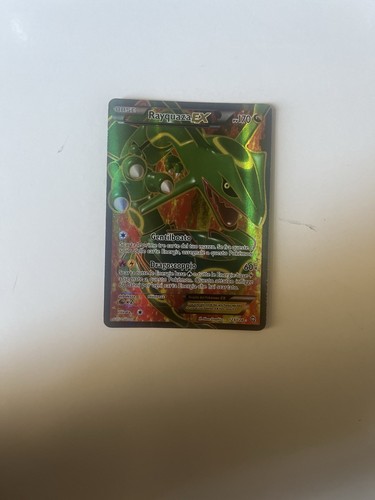 Carta pokemon rayquaza - pokemon, ex