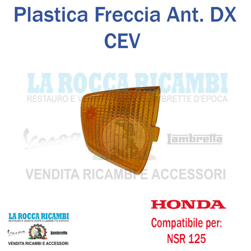 Plastica freccia anteriore - anteriore, dx