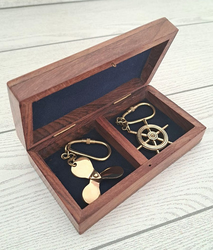 Set portachiavi ottone - 2,