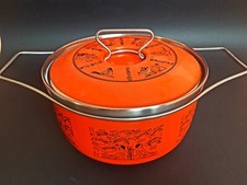 Pentola SILTAL Modello EGIZIA Media geroglifici Design Carla Agnelli Vintage