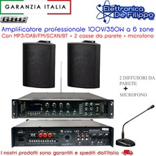 Amplificatore 100v 350w zone - 6,