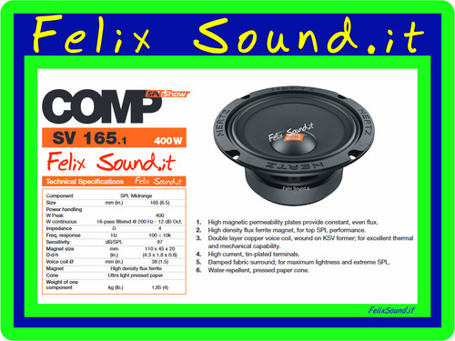 Hertz spl coppia mid - coppia, mid-woofer